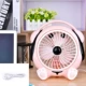 Phim hoạt hình Quạt điện Văn phòng Quạt quay Mini Home Mute Quạt Máy tính để bàn Sinh viên Ký túc xá Quạt nhỏ - Quạt điện