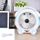 Phim hoạt hình Quạt điện Văn phòng Quạt quay Mini Home Mute Quạt Máy tính để bàn Sinh viên Ký túc xá Quạt nhỏ - Quạt điện