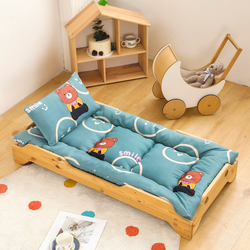 Children's mattress cushion kindergarten thickened bed mattress nursery school pupils nap can be dismantled and washable baby bedding