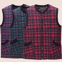 Middle-aged and elderly womens waistcoat spring and autumn thin granny top Elderly vest jacket short mom outfit autumn vest