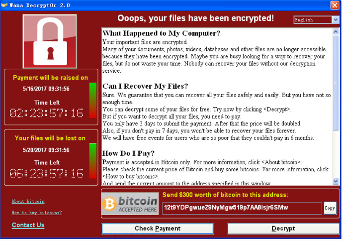 Server intoxication decrypts recovery of ransomware virus database recovery of ransomware virus data