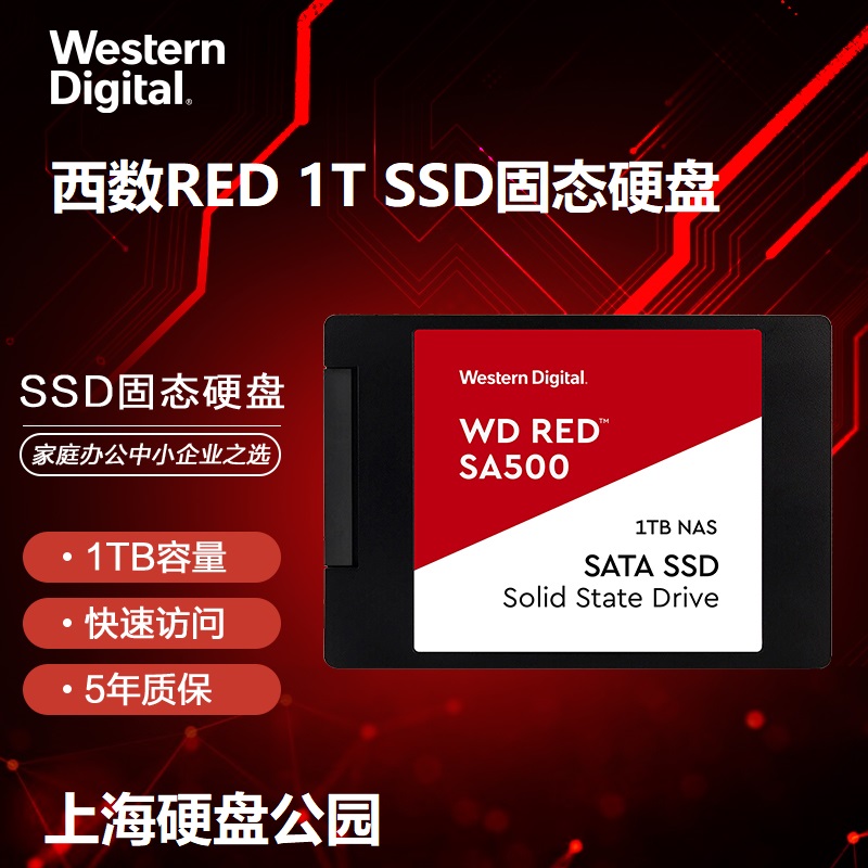 WD Western Data SA500 Series 1T NAS Red Disk SSD Solid State Drive 1TB WDS100T1R0A