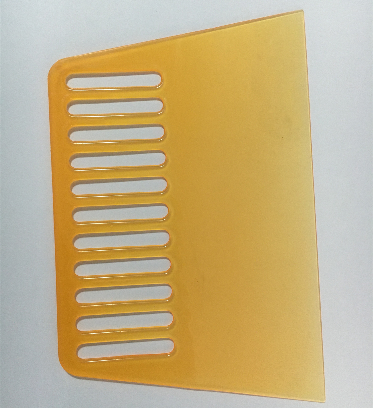 Yellow White Batch Soil Scraper Squeegee Blade Tool Plastic Iron Batch Knife Flat Soft Type