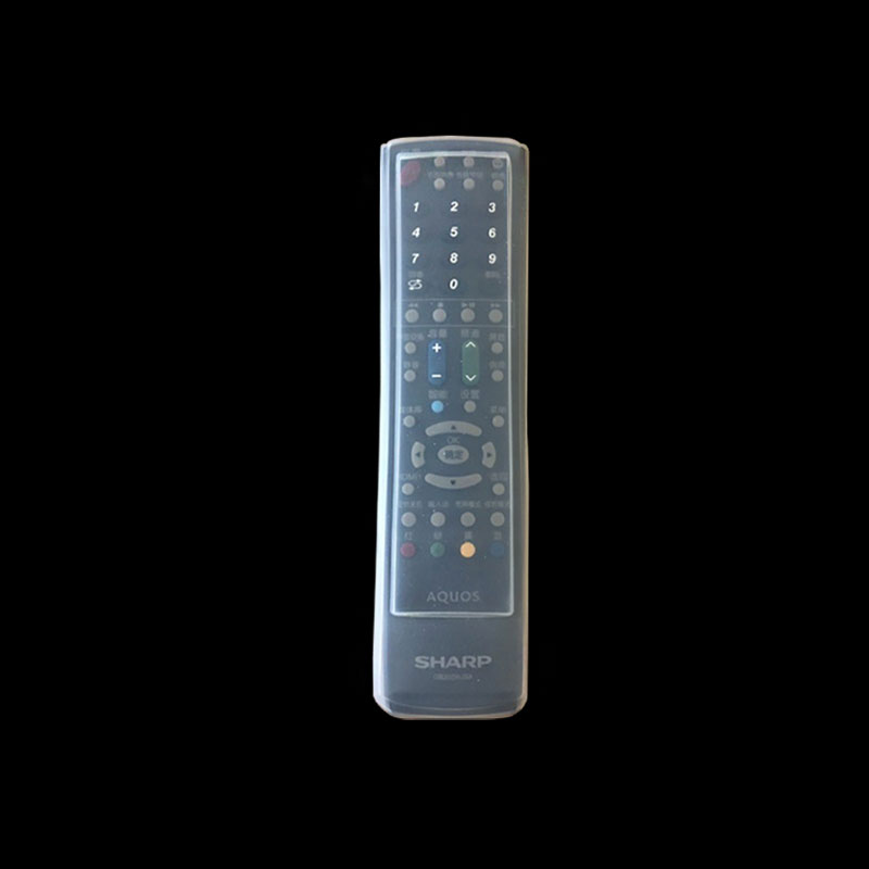 Sharp TV remote control sleeve GB134 018 169WJSA HD transparent silicone dust protection protective sleeve