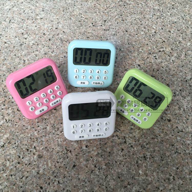 752 large screen timer kitchen reminder student timer number button fast set with memory reset