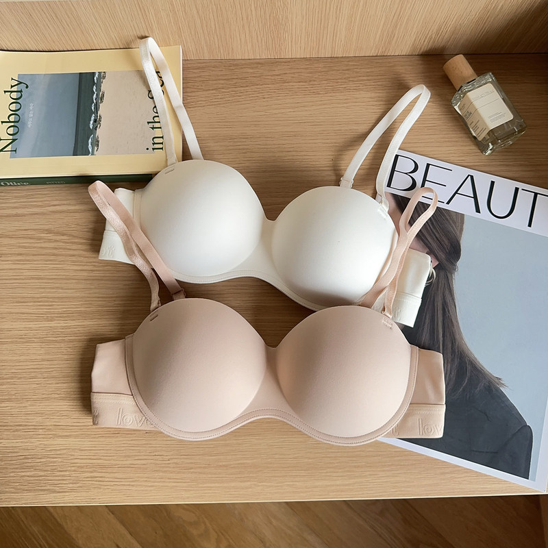 Round Cup Seamless Smooth Lingerie for Women with Small Busts, Enhancing and Shaping, Cartoon-Style Bust, Wireless Anti-Sagging Bra Round Cup Seamless Smooth Lingerie for Women with Small Busts, Enhancing and Shaping, Cartoon-Style Bust, Wireless Anti-Sagging Bra