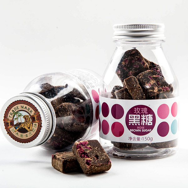 虎标 玫瑰黑糖 150g 优惠券折后￥9.9包邮（￥24.9-15）
