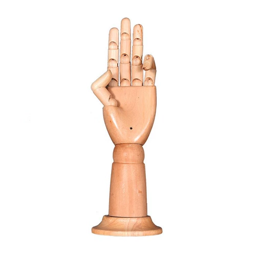 Модель рук, перчатки, браслет, стенд из натурального дерева, система хранения, аксессуар