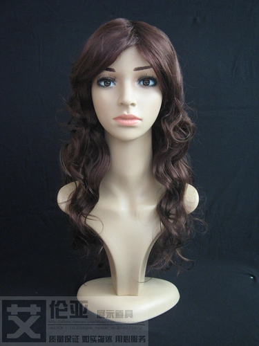 Реалистичный манекен головы из ПВХ, шарф, платок, парик, стенд, медицинская маска