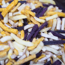 Full 2 bags of Shanghuang four-color crispy potatoes Purple potatoes Sweet potatoes Taro loose weighing bag 250g