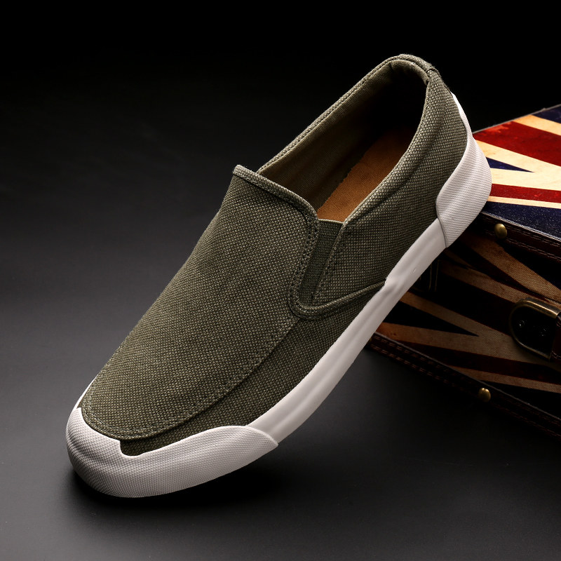 Hong Kong Tide 2020 new canvas shoes men and women's low - gang casual shoes with a lazy shoes