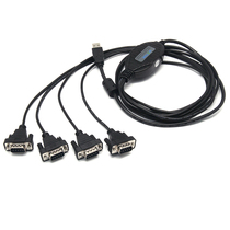 Utai UT-8814 USB transfer 4-port 232 serial port converter FTDI chip USB transfer 232COM port hub