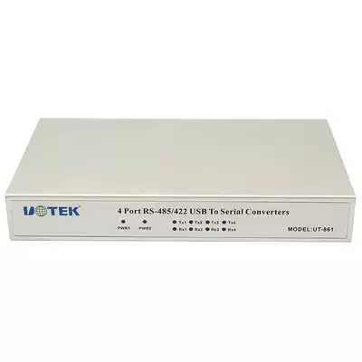 Yutai UT-861A USB to 4 Port 485 422 converter industrial grade photoelectric isolation RS485 hub