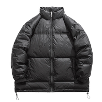 Standing Collar Duck Down Down Clothing Mens 2023 New Winter Plus Suede Thickened Teen Waterproof Submachine Clothing Winter Clothing Jacket