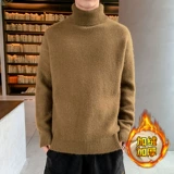 Демисезонный утепленный трендовый удерживающий тепло трикотажный кашемировый свитер, коллекция 2022, оверсайз