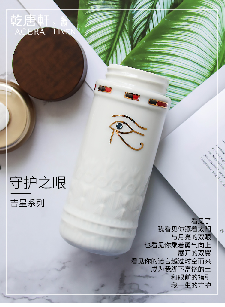 Do Tang Xuan porcelain cup onstar eye of the guard carry cup 250 ml double insulated portable water tea cup