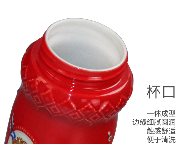 Dry Tang Xuan live China cups and gold royal tianma cup with double glass ceramic cup family business gifts