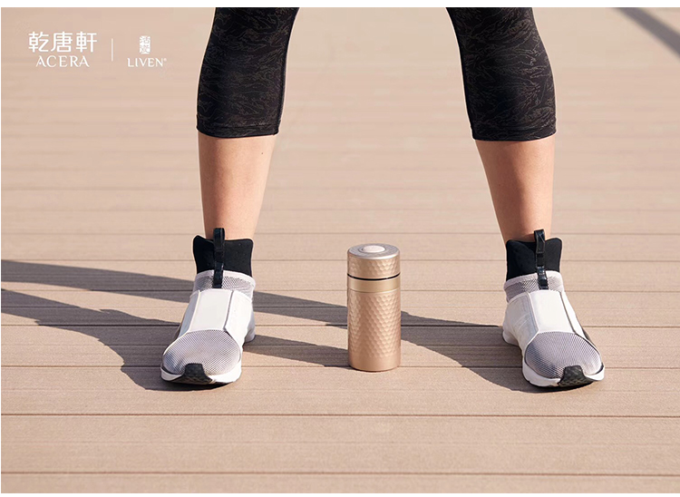 Dry Tang Xuan live small porcelain stone cup men 's and women' s stainless steel vacuum cup double ceramic water mini carry cover