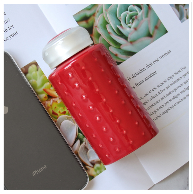 Do Tang Xuan porcelain cup light rain take cup water dew said point single creative ceramic mini portable water cup woman with a gift