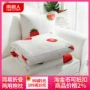 Đáng yêu gối chăn kép sử dụng đa chức năng gấp đệm sofa đệm văn phòng gối điều hòa không khí là kết hợp - Trở lại đệm / Bolsters chăn kèm gối