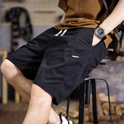 Plus Size 150kg American Style Pure Cotton Cargo Shorts for Men, Summer Outerwear, Trendy Brand Mid-Length Shorts, Men's Casual Five-Point Pants 2