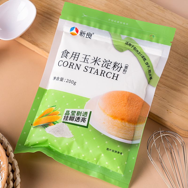 Xinliang Corn Starch Cooking poppy Eating raw powder cake bread baking raw powder 200g