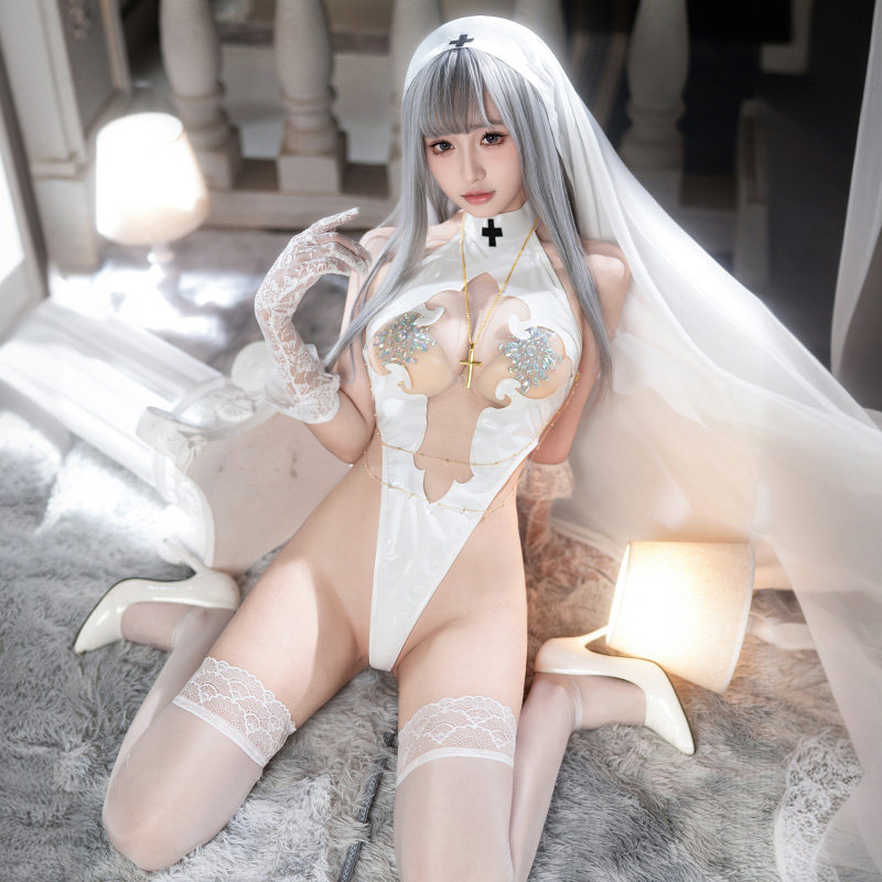 Naughty Nun Sexy Lingerie Set detail 4