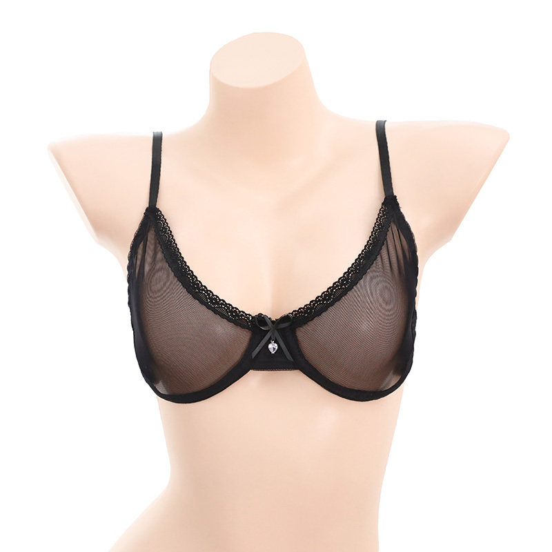 Delicate Sheer Bra with Underwire detail 4