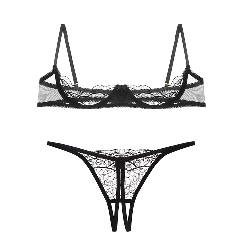 Spitzen-BH und Slip-Set detail 8
