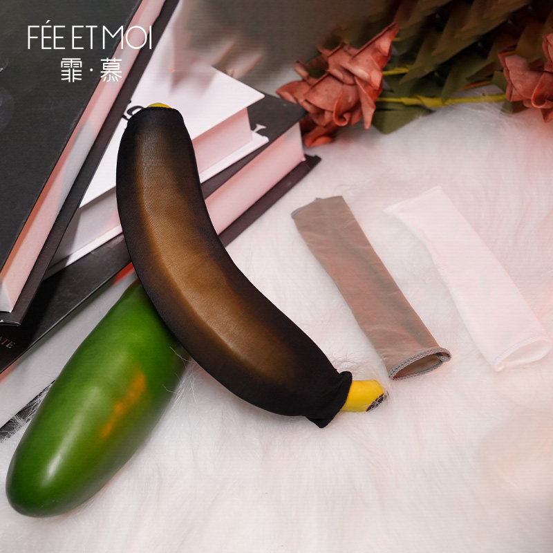 Feimu Sexy Men's Sheer Stockings detail 4