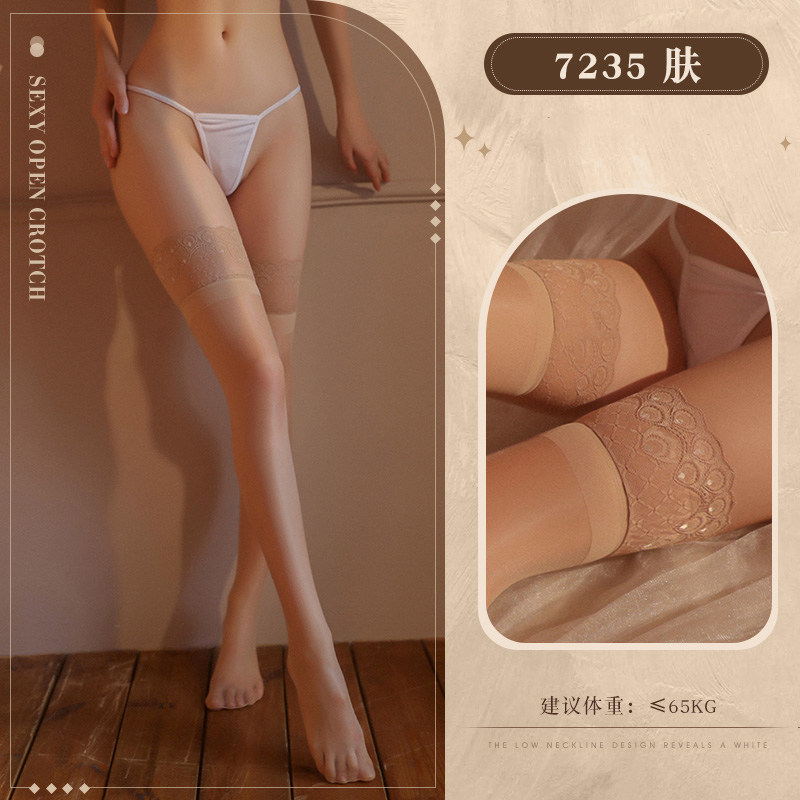 蕾丝花边长筒丝袜 detail 8