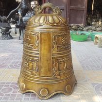 Factory direct sales of pure copper bells temples schools large bells century-old trees ten-year trees metal crafts ornaments