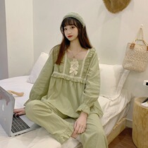 Sleepwear Women 2022 Spring Autumn Season New Day Series Sweet Princess Wind Long Sleeve Home Clothing Two Suits Summer Season