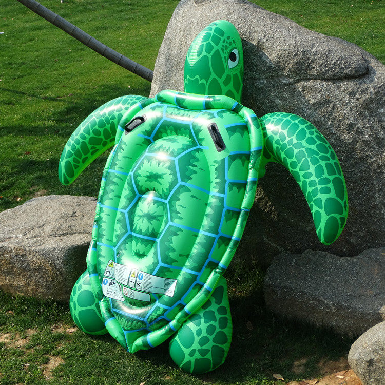Water inflatable sitting on a shark Crocodile swimming ring Adult floating beds Turtles Unicorn Surfing Toy