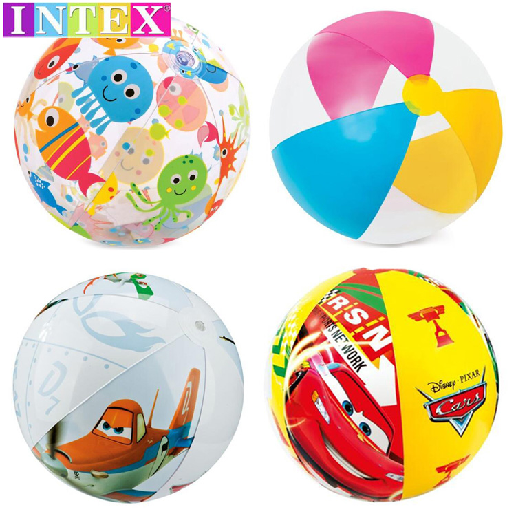 New INTEX inflatable beach ball Children's water toy ball Adult water pool water polo handball beach ball