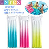 Intex, водный надувной синий зеленый модный плавательный круг