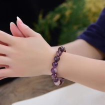 Mika natural purple Ghost single circle bracelet bracelet hand string purple titanium simple fashion to send girlfriend