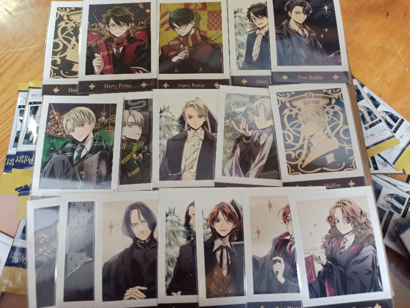 [Official Genuine Nihonsha] Harry Potter Polaroid Draco Tom Hermione Hogwarts Gentleman Collection Card