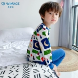 Детское нижнее белье, хлопковый комплект, детская удерживающая тепло пижама для мальчиков, свитер, термобелье, подходит для подростков