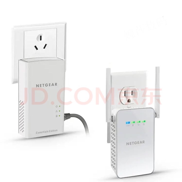 Netgear Netgear Power Cat A pair of wired single wifi wears wall iptv Gigabit Home Web