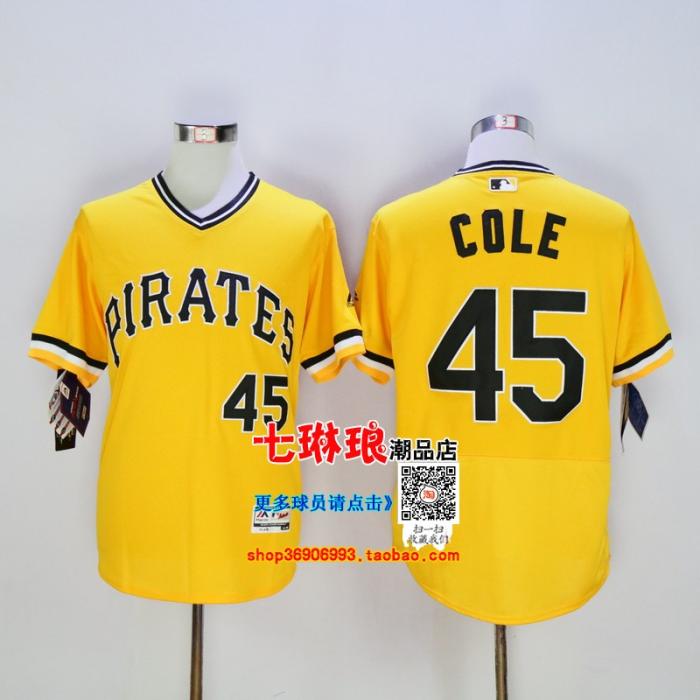 Bóng chày thêu Jersey Jersey MCCUTCHEN 22 # 21 CLMENTE POLANCO 25 # Cướp biển - Thể thao sau đồ bộ the thao nữ quần ngắn