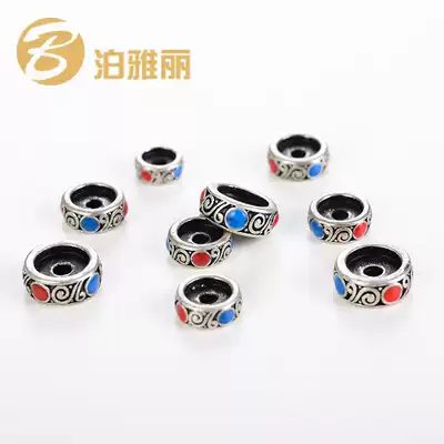 Boyali Cloisonne Ruyi spacer Buddha beads Hand chain necklace bead diy handmade accessories hundred matching ornaments