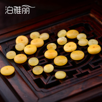 Natural old beeswax bead spacer gasket Diamond Star Moon Bodhi Zi diy accessories Abacus bracelet accessories beads