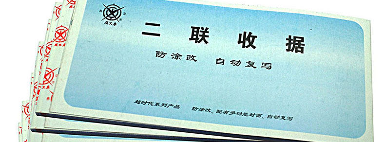 成文厚 256-1 二联无碳复写收据19*8.8cm 超强防涂改收款收据凭证 成文厚 256-1 二联无碳复写收据19*8.8cm 超强防涂改收款收据凭证