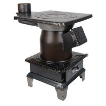 Charcoal stove shell stove coal heating stove old pot stove rural firewood stove burning boiling water firewood fire stove Practical North
