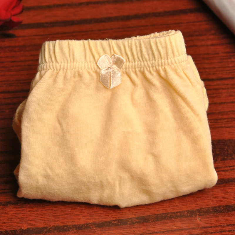 Bướm Anfen 100% cotton tam giác nữ đồ lót eo cao thoải mái thoáng khí cotton cộng với quần mẹ béo 4
