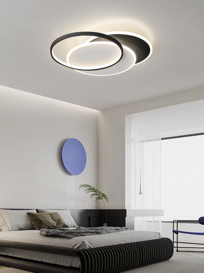 Living Room Lamp, Modern and Simple Led Ceiling Lamp, Large Lamp, Bedroom, Three Bedrooms, Two Living Rooms, Dining Room Lighting Combination, Whole House Package