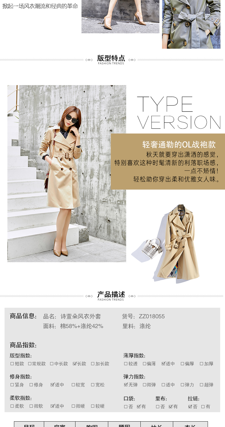 Trench pour femme en Polyester - Ref 3227524 Image 9