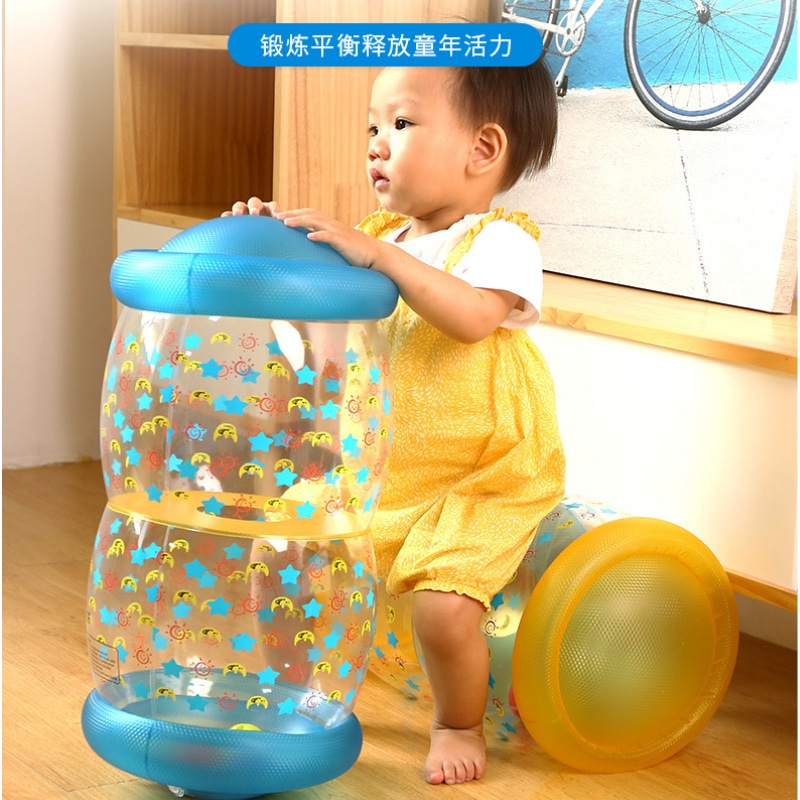 Inflatable guided toy baby learn to climb roller 0-1 year old toddler fitness device baby crawling toddler training artifact