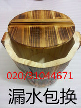 Carbon black tofu flower wooden bucket fragrant fir bean curd bean curd bean curd flower bucket insulated wooden bucket rice bucket wooden sushi bucket